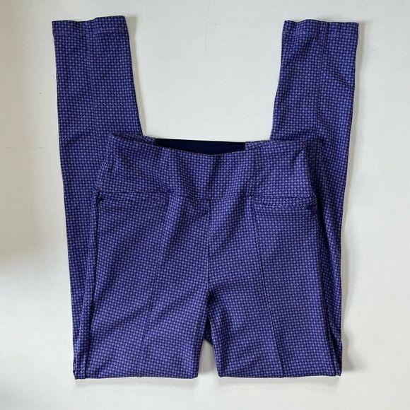 Betabrand Purple Houndstooth Pants Small Long - Picture 6 of 9